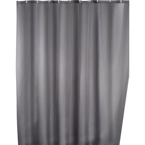 Filiyano-Rideau de douche gris anti-moisissure, rideau textile traité anti-moisissure, ZQKLA (1/5)