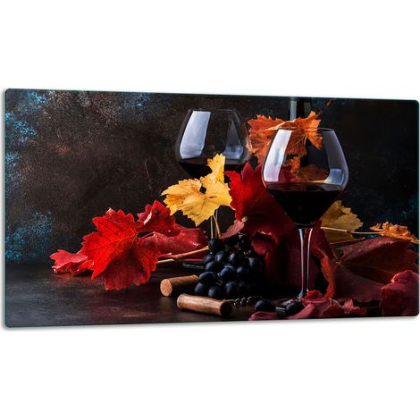 Planche à découper en verre 52x30 pour vin