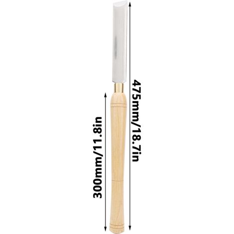 Drehmeißel aus Hochgeschwindigkeitsstahl (HSS) für die Holzbearbeitung, 27,5 mm verlängerter Kegeldrehmeißel (1/5)