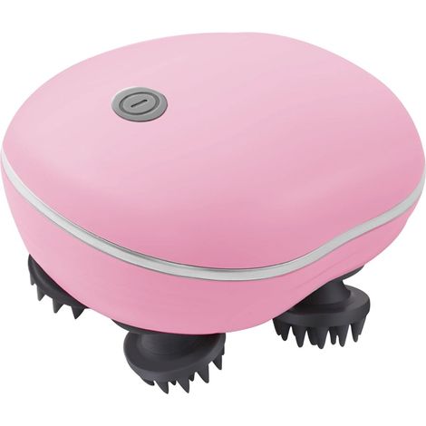 Appareil de massage - Appareil de massage de la tête - Appareil de massage de la tête avec 3 réglages - Plastique - Rose - 11 × 9,5 × 7 cm (1/5)
