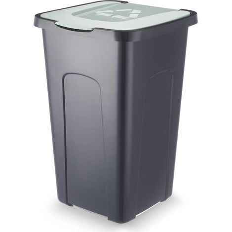 Contenedor de residuos clasificados verde de 50 L - CAPACIDAD SO ZIE