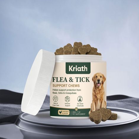 Comprimés à croquer nutritionnels protecteurs pour chiens en extérieur, complément alimentaire, aide à la gestion de l'alimentation - 200 g (1/5)