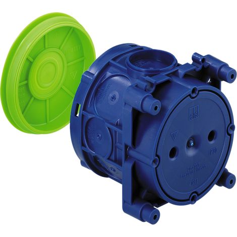 Spelsberg Caja de conexión de aparatos, otros, tipo de protección IP30, apto para construcción de hormigón, tensión de aislamiento nominal 400V AC, VDE, libre de halógenos, 97176501