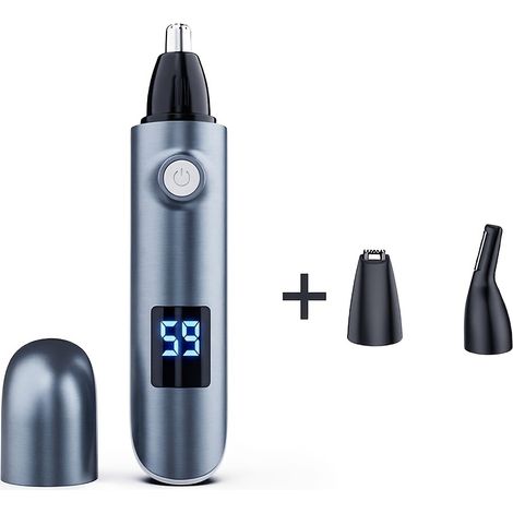 3-in-1 Multifunctional Electric Nose and Ear Hair Trimmer, Portable Nose and Ear Hair Trimmer, Cordless Facial Hair Grooming Tool. It Trims Ear Hair, Nose Hair and Eyebrows. USB Rechargeable, Easy to  (1/5)