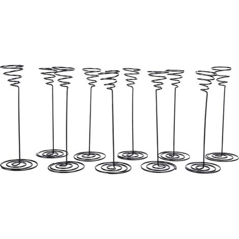 Lot 10 supports plantes aériennes, présentoir table, fer galvanisé, déco, qualité professionnelle (1/5)