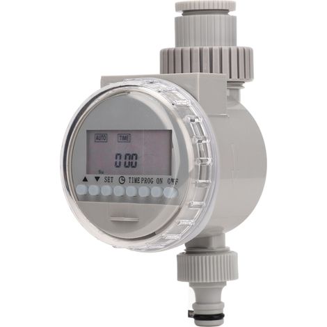 Intelligenter Solartimer für die automatische Bewässerung des Gartens mit LCD-Bildschirm. (1/5)