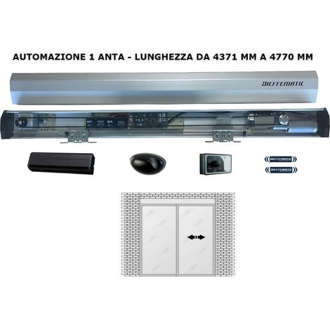 Automazione Porta Scorrevole Automatica 1 Anta Fino A 4770 Mm 24v Serramenti