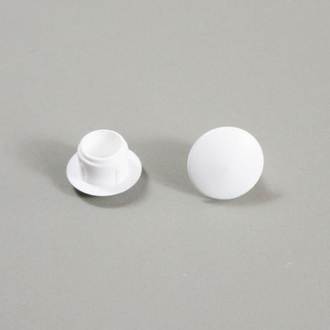 Ajile - Bouchon Obturateur en Plastique Diamètre 9 mm Coloris BLANC