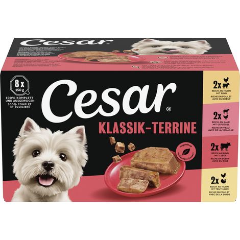 Pedigree Hundenassfutter Adult 8 x 150 g Klassiker Selektion (1/3)