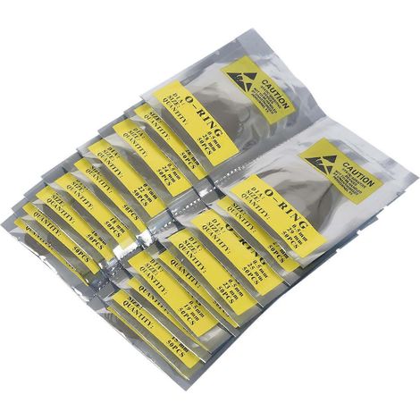 Kit de réparation de 950 joints toriques de 0,5 mm pour fond de boîtier de montre, comprenant des joints en caoutchouc et des bagues d'étanchéité, tailles 12 mm à 30 mm. (1/5)