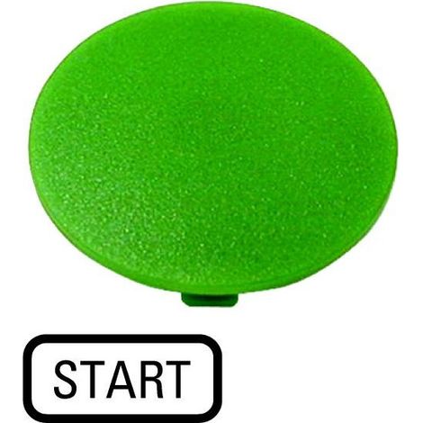 Étiquette bouton ' coup de poing ' vert START EATON M22-XDP-G-GB1