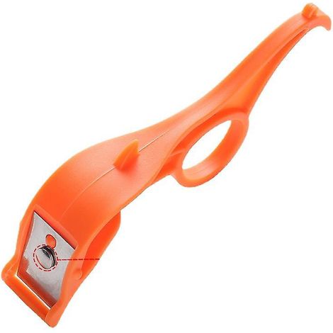orange Citrus Peeler, Set Of 4 Plastic Easy Slicer Cutter Peeler Remover Opener Kitchen Accessories Knife Kitchen Tool Kitchen Gadgets (1/5)