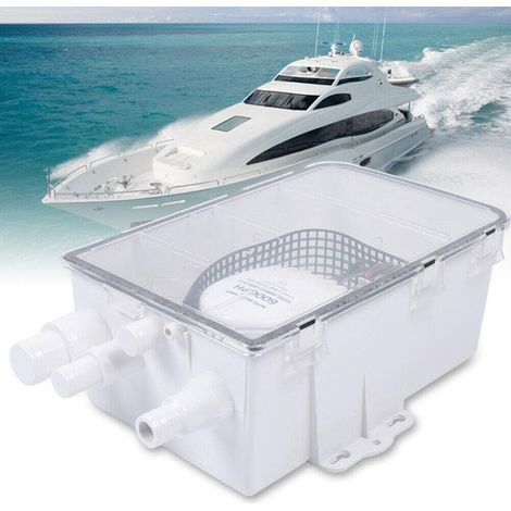 2271L 12V Automatische Duschwannen Boot Pumpensystem Haushaltspumpe Wasserpumpe Badpumpe Duschtasse Shower Pumpe mit Schwimmerschalter für Yachten Wohnmobil