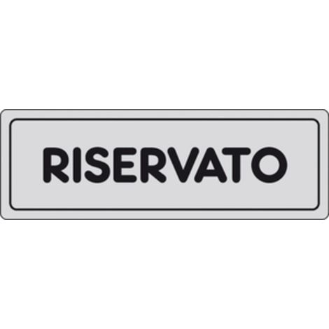 10PZ ETICHETTA ADESIVA 150X50 RISERVATO (1/2)
