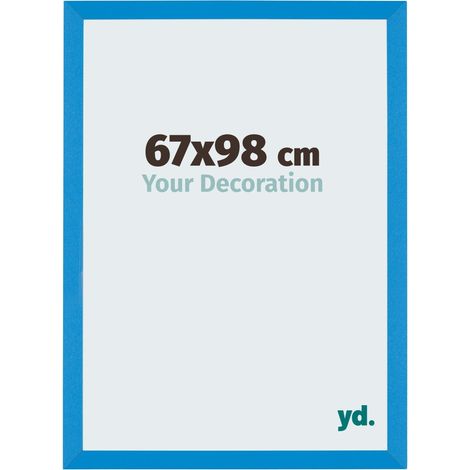 yd. - Cadre photo 67x98 - Bleu Brillant - MDF - Mura