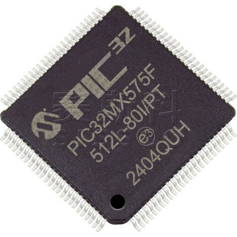 Puce de composant électronique PIC32MX575F512L-80I/PT, 5 unités, assemblage et livraison.