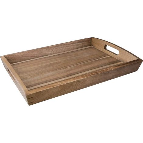 Olympia GM266 vassoio da portata, 510 mm x 350 mm x 70 mm, acacia, marrone (1/5)