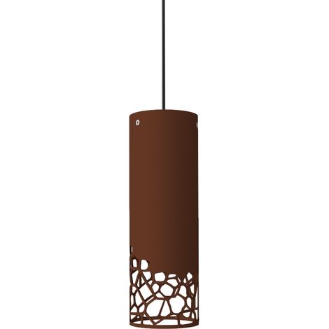 LUMICOM  ORGANIC Sospensione, 1X E27, max 42W, metallo, corten opaco, H.30cm