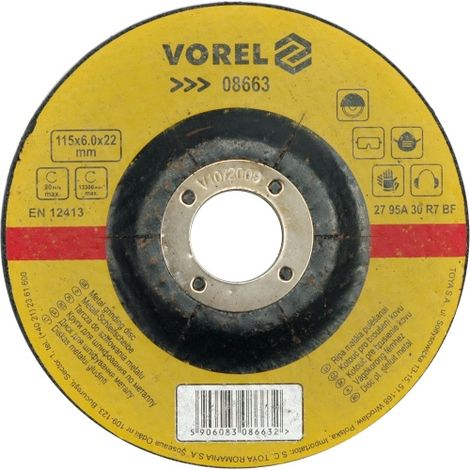 VOREL 08665 - de mola in metallo 125x6,8x22mm