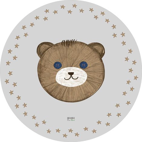 Alfombrilla de goma Teddy Solo (1/4)