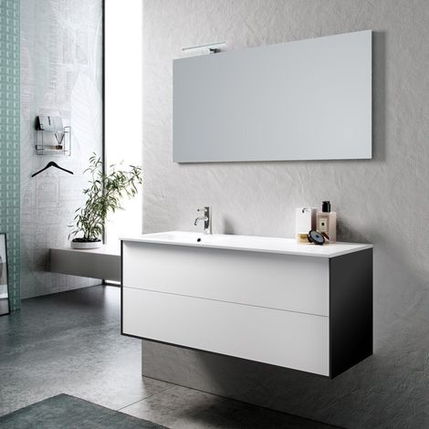 Composizione vasca SX 4 pezzi AGO bianco opaco (1/5)