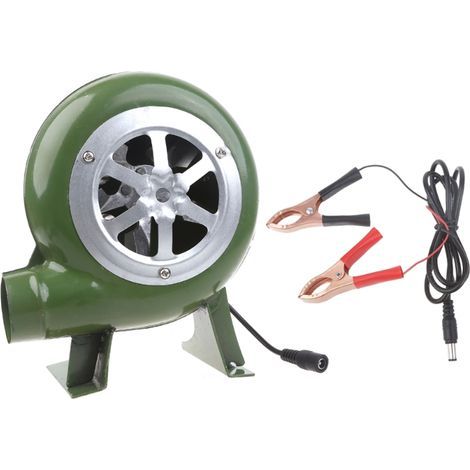 Ventilateur de barbecue 12V 30W, souffleur d'air pour grillades, pique-niques, camping, allume-feu-AquaForge (1/5)