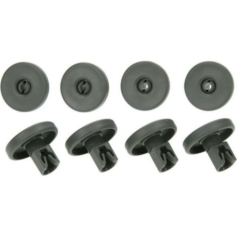 Kit de 8 roulettes pour panier inférieur de lave-vaisselle – Compatible Electrolux, AEG, Faure, Zanussi, Arthur Martin – Référence 50286965004 (1/2)