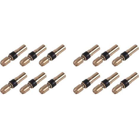 Convient aux paquets de 12 têtes de piston en cuivre haute pression à trois étages, compatible avec les accessoires de piston de pompe haute pression, 6 mm, 30 MPa (1/4)