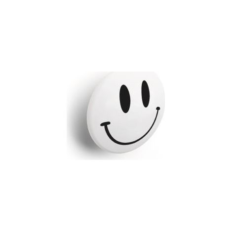 Pomolo smile per cameretta bimbi colore bianco