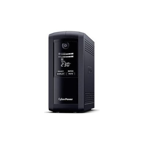 Onduleur line-interactive CyberPower VP700EILCD 700VA/390W Noir LCD (1/2)