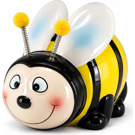 Tirelire abeille en céramique avec bouchon (1/2)
