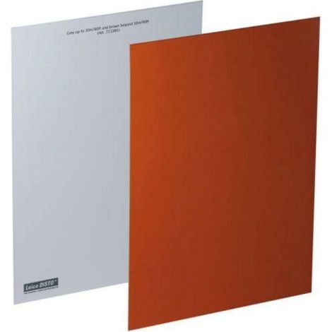 Tablilla de puntería LEICA gris y marrón 210 x 297 mm para mediciones precisas