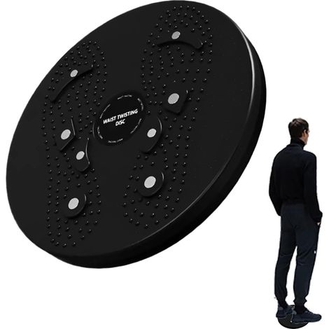Twist Machine – Disque de torsion abdominale avec aimants, planche de massage des pieds, appareil de musculation abdominale antidérapant, exercices pour le tronc et la taille à domicile. (1/5)