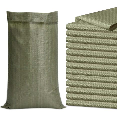 Sac Gravats Chantier 70x113cm - 15 Pcs pour Protection et Stockage des Déchets de Jardin (1/5)