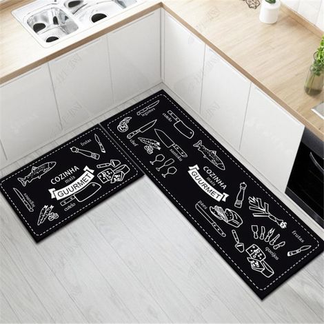de Tapis Cuisine x cm et Lot 2 40 60 120 Bleu