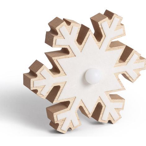 LED-Schneeflocke mit Batterie Natürlich (1/5)