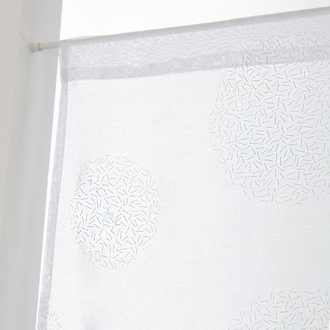 Weiße transparente Verglasung B.90 x H.210 cm Centrale Brico