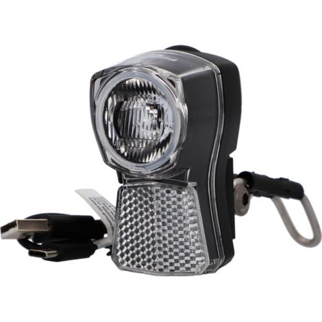 Fischer Fahrrad-Frontlicht Akku LED 45/20
