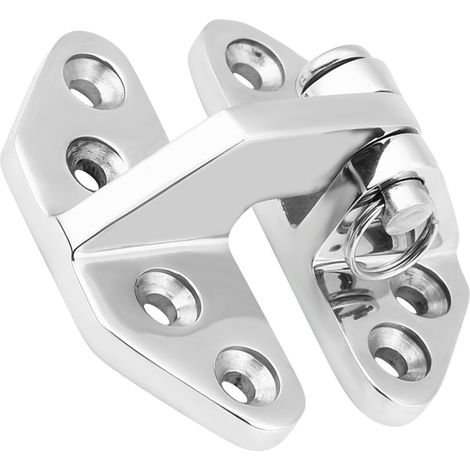 Charnière d'écoutille marine en acier inoxydable avec axe amovible, quincaillerie pour bateau (1/5)