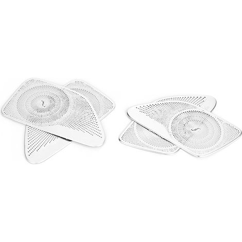 4-teiliges Set Türlautsprecherblenden aus Aluminium, kompatibel mit Mercedes S-Klasse W222 (2014–2019)