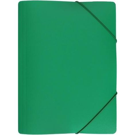 Pochette verte large avec élastique
