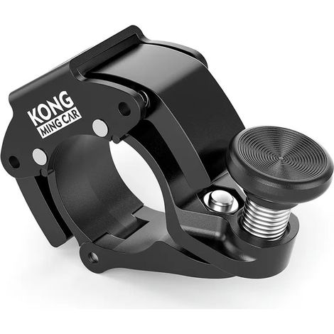 Campanello per bicicletta KONG 54mm, rumoroso 100 dB, meccanico, nero. (1/3)
