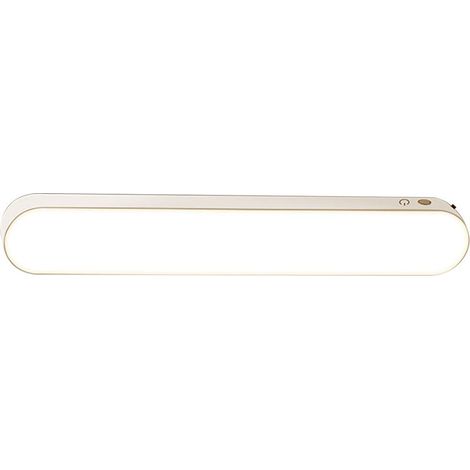 Lampe LED magnétique sous armoire, réglable USB, pour placard, lit, dortoir, cuisine, avec fixation adhésive et recharge (1/5)