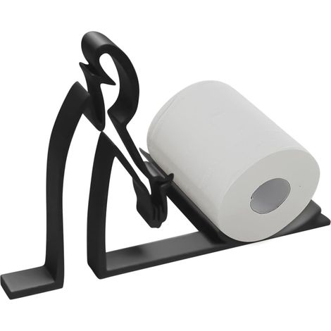 Porte-Rouleau de Toilette Distributeur Vertical De Papier Toilette Organisateur Vertical pour Salle de Bain, Cuisine, Bureau, Hôtel, Appartement, Maison (1/5)
