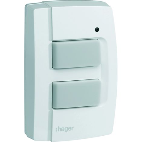 BP mural 2E IP55 KNX radio QL - TEBIS HAGER TRE302