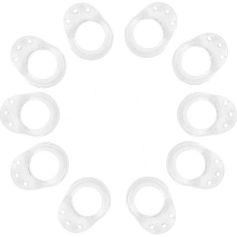 Fermaporta, confezione da 10 fermaporta in gomma e silicone, fermaporta, paraurti per porta, protezione per parete, fermaporta, fermaporta anti-maniglia (1/5)