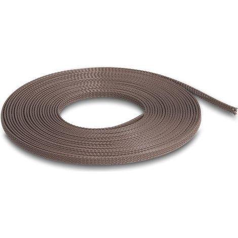 TUYAU TRESSÉ EXTENSIBLE RÉSISTANT AUX RONGEURS MARRON 5 M X 3 MM DELOCK 20902
