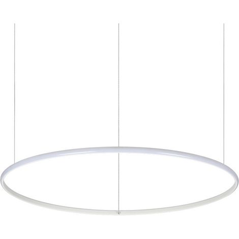 LED dekorative runde integrierte Pendelleuchte weiß, 3000K (1/2)