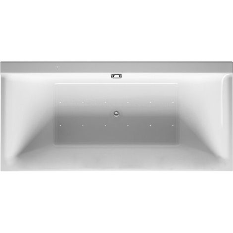 Vasca P3 Comforts rettangolare idromassaggio 250 l 190x90 bianca, 2 file Air-Syst