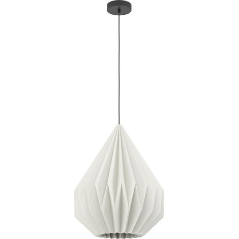 Suspension luminaire Minting, lampe de plafond avec abat-jour plissé (1/5)